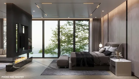 Phòng ngủ chính — phối cảnh concept