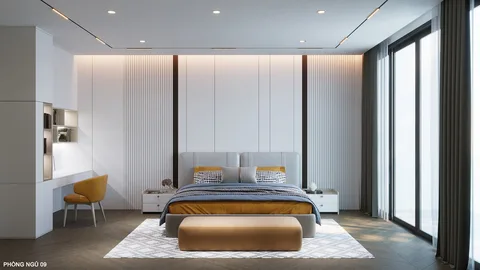 Phòng ngủ trẻ em — phối cảnh concept