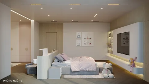 Phòng ngủ trẻ em — phối cảnh concept