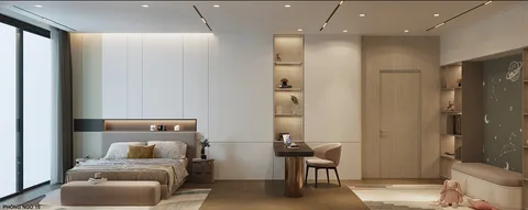 Phòng ngủ trẻ em — phối cảnh concept