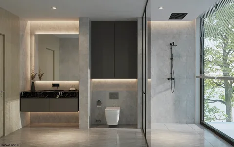 Phòng tắm — phối cảnh concept