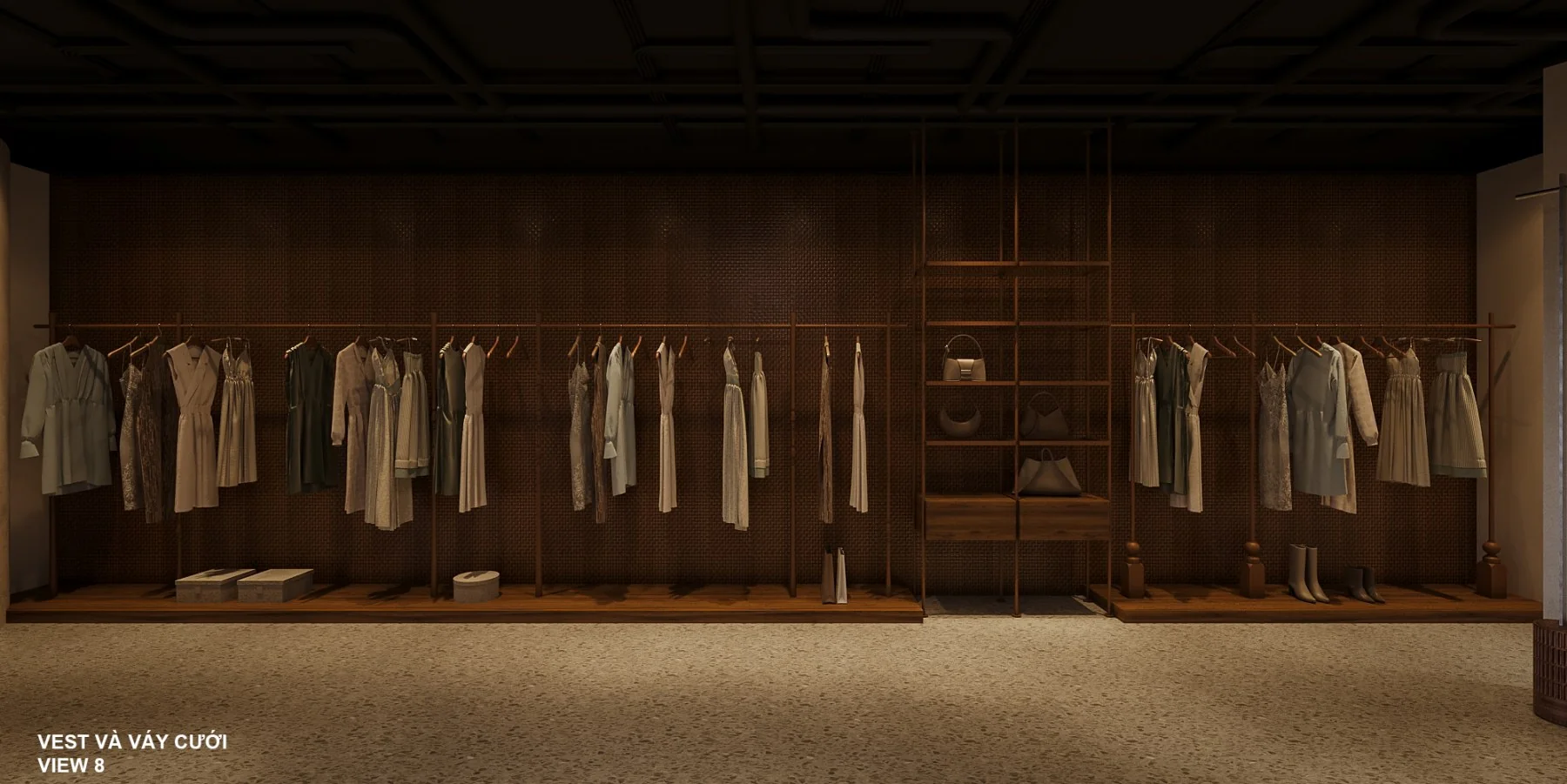 Một trạng thái ánh sáng tối trong hồ sơ phối cảnh — Phối cảnh 3D THOONG STUDIO