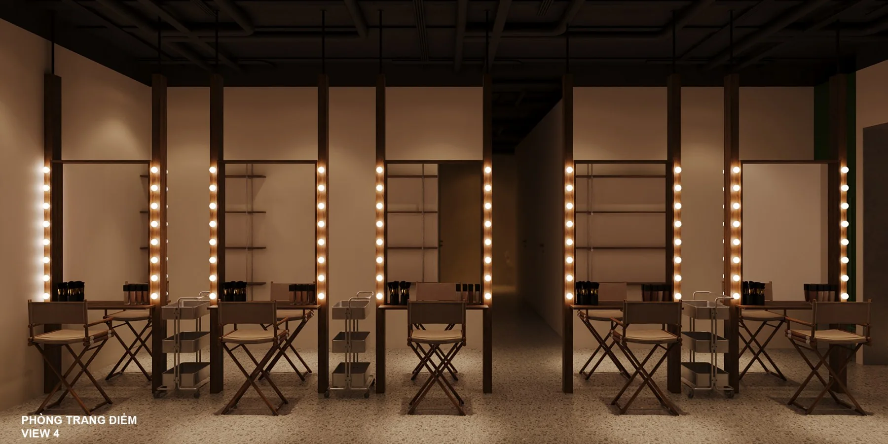 Khu vực gương trong hồ sơ thiết kế — Phối cảnh 3D THOONG STUDIO