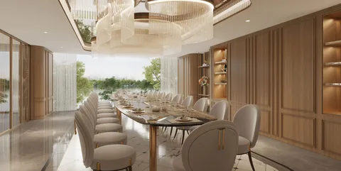 Phòng ăn trang trọng — phối cảnh concept