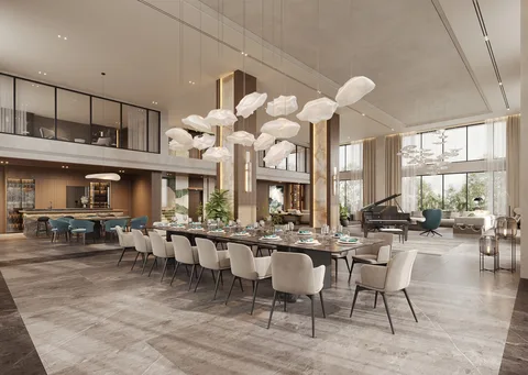 Villa Trần Não — interior concept rendering
