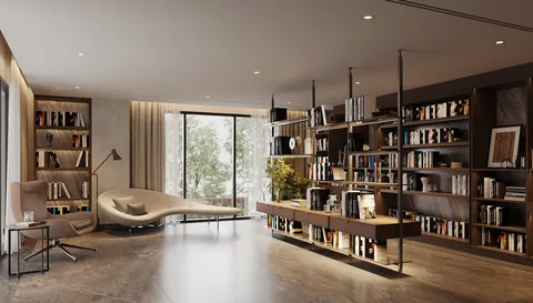 Villa Trần Não — interior concept rendering
