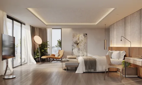 Villa Trần Não — interior concept rendering