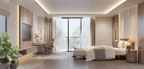 Villa Trần Não — interior concept rendering