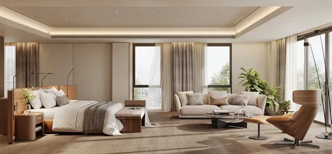 Villa Trần Não — interior concept rendering