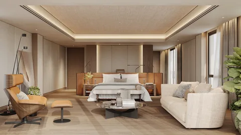 Villa Trần Não — interior concept rendering