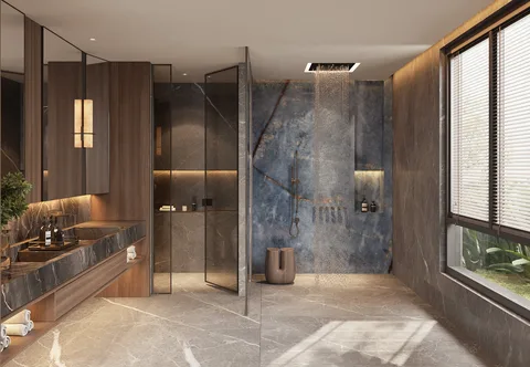 Villa Trần Não — interior concept rendering